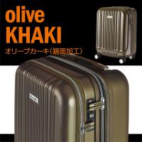 Close-up of an olive khaki hard-shell suitcase with vertical ridges and a visible zipper, shown on a black background with a small inset full-view.