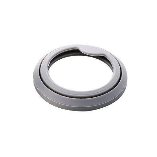 Gray circular rubber lid packing (gasket) shown on a white background.