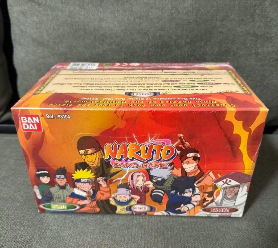 Sealed Bandai Naruto Card Game carton box showing the front artwork and logo.