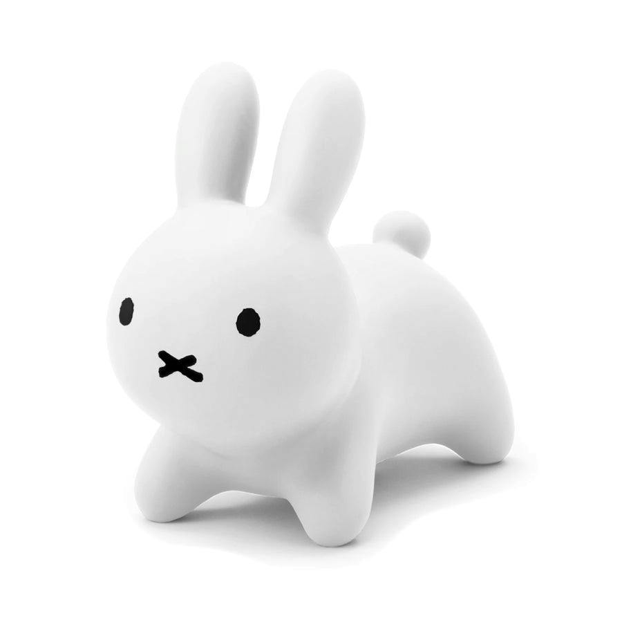 A white ブルーナボンボン ラビット rabbit toy photographed on a plain white background.