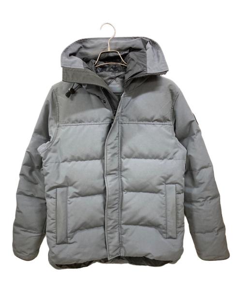 Front view of the MacMillan Parka Black Label Heritage men's polyester jacket hanging on a hanger.