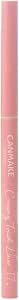 Slim pink Canmake Creamy Touch Liner pen shown upright on a white background.