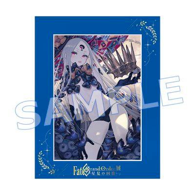 Art print of Abigail Williams shown within a blue mat with a visible "SAMPLE" watermark.
