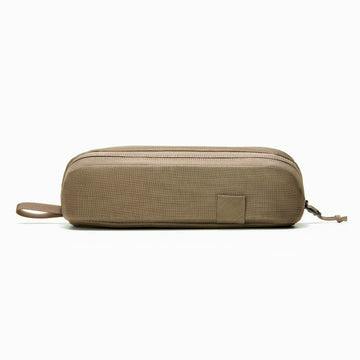 Beige/tan nylon Civic Access Pouch (0.5L) shown side-on on a white background.
