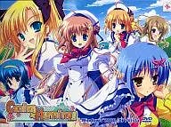Illustrated cover art for the game showing several anime-style characters together against a sky background.