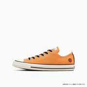 ALL STAR OX low-top orange canvas sneaker shown in side profile on a white background.