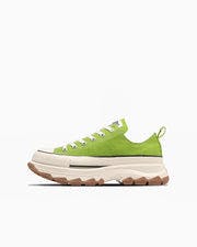 Side view of a green canvas sneaker (ALL STAR Ⓡ TREKWAVE OX) on a white background.