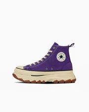 Purple ALL STAR TREKWAVE FADEDCANVAS HI high-top sneaker shown in side profile on a white background.