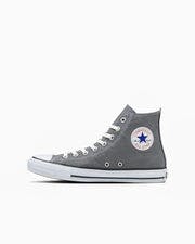 Gray CANVAS ALL STAR HI high-top canvas sneaker shown in side profile on a white background.