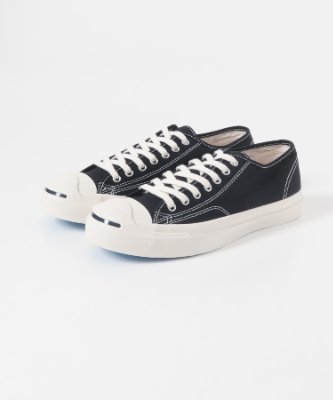 Pair of black Converse JACK PURCELL CL low-top canvas sneakers shown on a white background.
