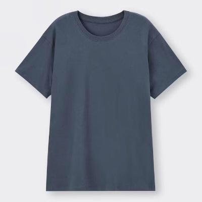 Short-sleeve cotton T-shirt displayed flat on a white background.
