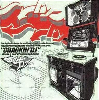 CD cover art showing an illustrated DJ turntable and an arcade cabinet with the title "CRACKIN' DJ".