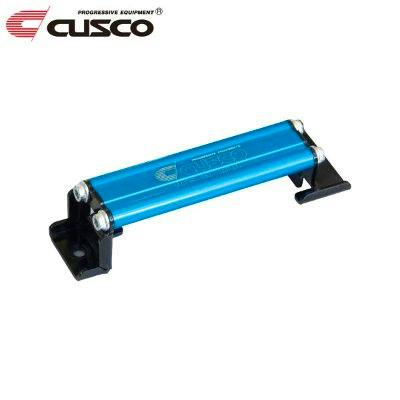 Blue CUSCO car battery bracket (Type C) photographed on a white background.