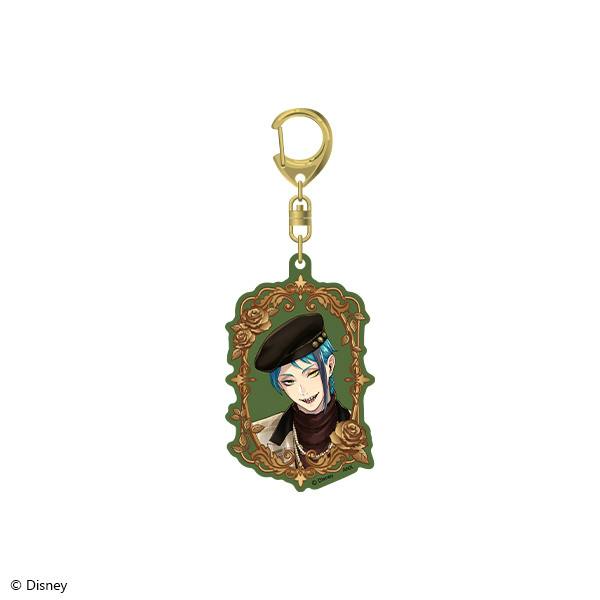 Acrylic keychain of Jade Leech showing the character portrait in a decorative frame with a gold clasp.