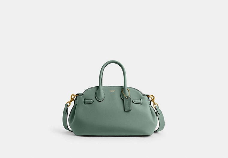 Front view of a green Empire Carryall Bag 26 on a white background.