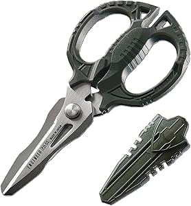ENGINEER INC. combination scissors PH-55 shown with a separate protective sheath on a white background.