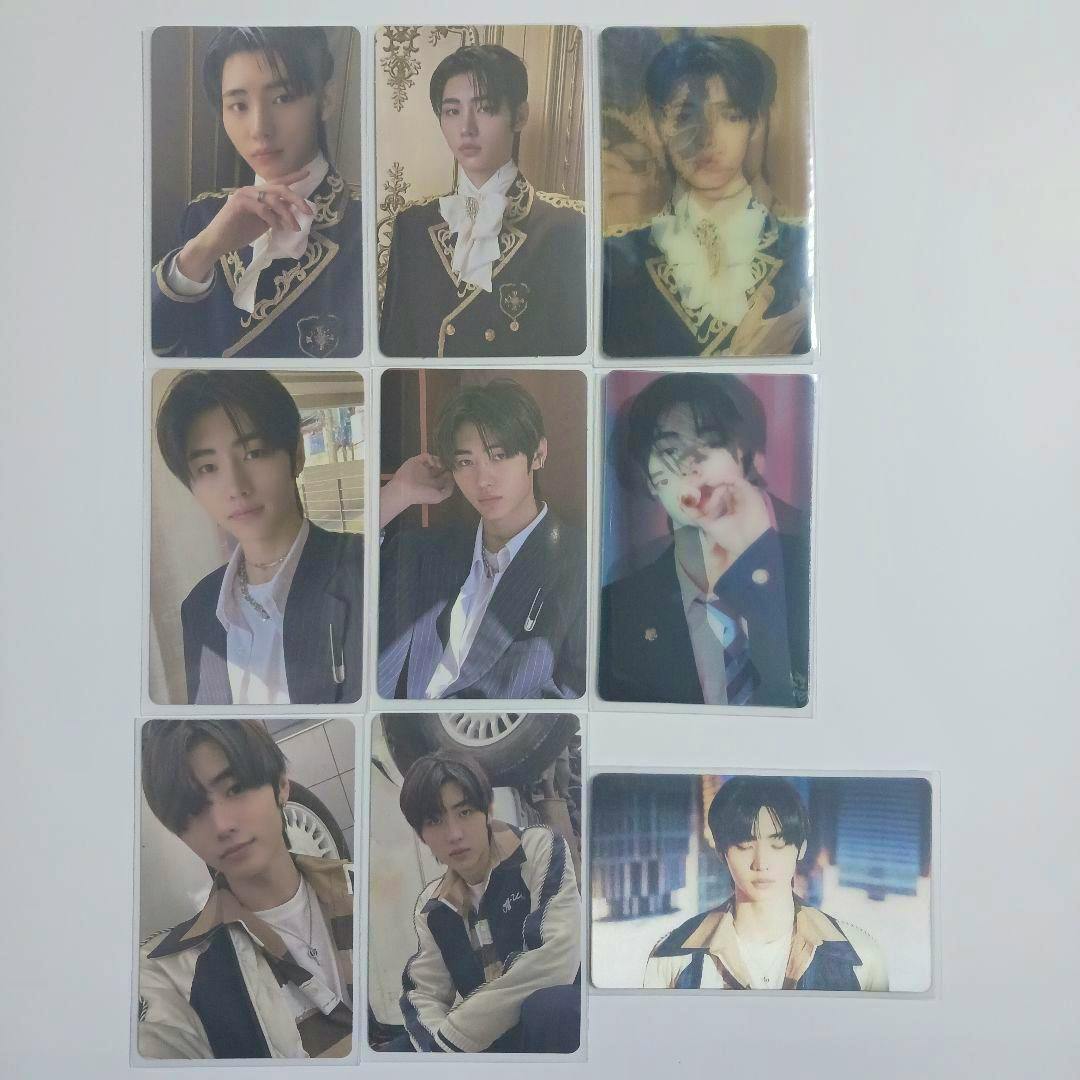Multiple ENHYPEN BORDER:CARNIVAL photocards of Sunghoon arranged on a white background.