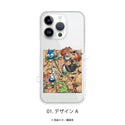 Front view of a Fairy Tail hard phone case featuring character artwork on a white background.