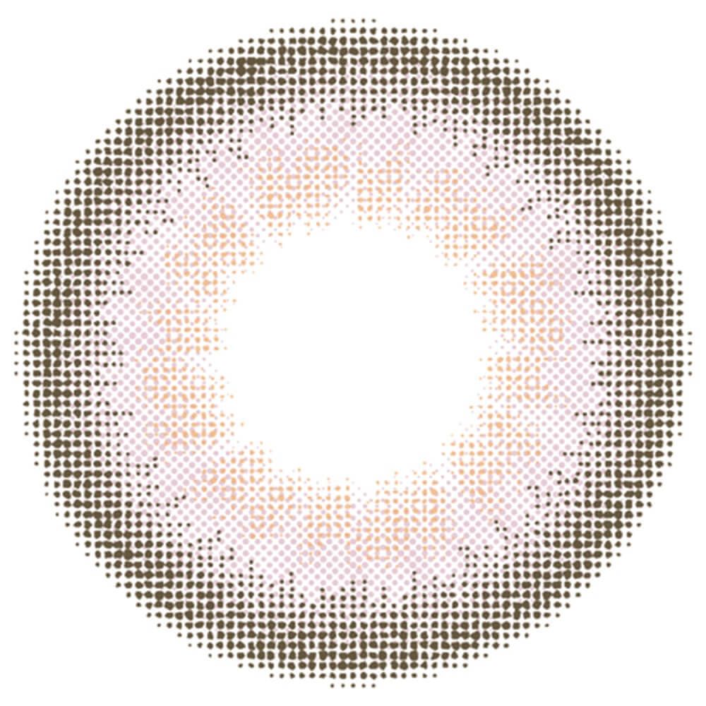 Flat image of the Flurry contact lens showing its circular dot-pattern design on a white background.