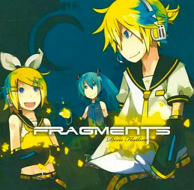 CD cover art showing three anime-style illustrated characters and the title "FRAGMENTS".