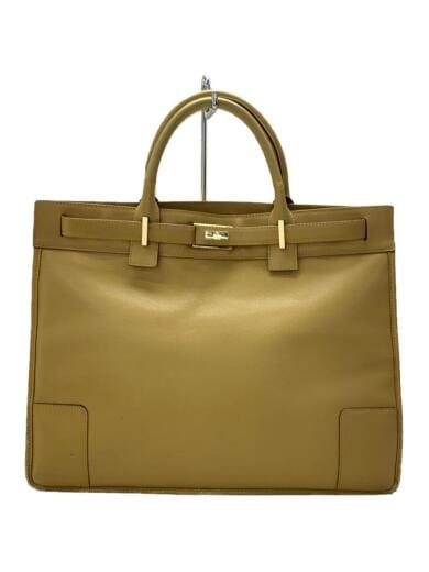 Front view of the GUCCI leather handbag (CML) hanging on a hook.
