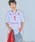 Person wearing the Haikyuu!! numbering short-sleeve T-shirt, front view.