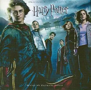 Front cover of the CD soundtrack for Harry Potter and the Goblet of Fire showing the film title and main characters.
