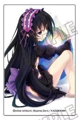 Printed illustration of Orphis from "High School D×D" on an acrylic stand/panel, showing her seated with long black hair and a dark dress.
