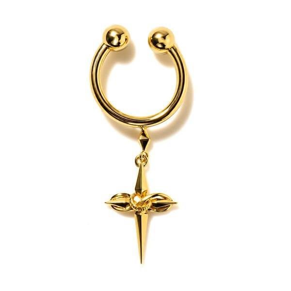 Infinity Cross Ear Cuff YG shown on a white background.
