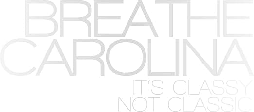 Album cover art showing large light-gray text "BREATHE CAROLINA" and smaller text "IT'S CLASSY NOT CLASSIC" on a white background.