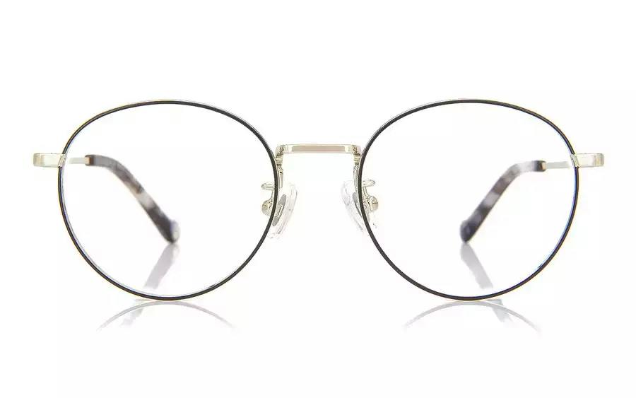 Front-facing photo of the Junni JU1022G-1A C4 plastic eyeglasses on a white background.