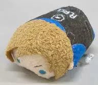 Plush mascot of Leon S. Kennedy (Resident Evil) shown lying on its side.