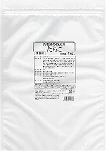 White bag of Marumiya Foods cod roe rice seasoning with a printed Japanese label showing 1 kg.