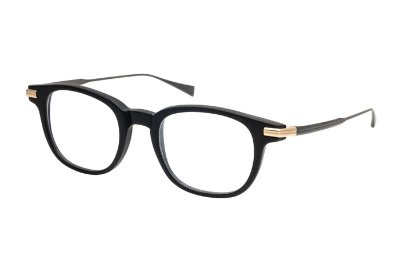 Black MASUNAGA LEGATO eyeglass frames shown on a white background.