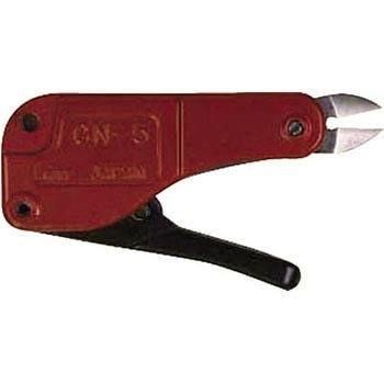 Red cassette-style nipper with a black lever and visible cutting jaws.