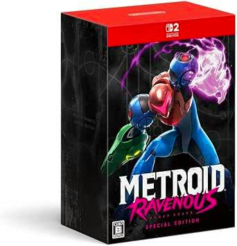 Special Edition Switch game box for Metroid Ravenous showing the game's cover art with an armored character in a dynamic pose.