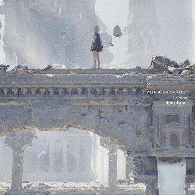 Cover artwork showing a small figure standing on a ruined stone arch with distant pillars and the text “NieR Re[in]carnation Original Soundtrack.”
