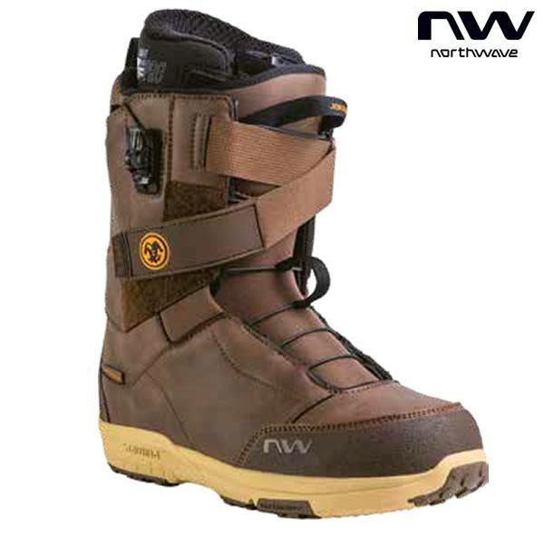 Brown Northwave JOKER snowboard boot shown in three-quarter view on a white background.