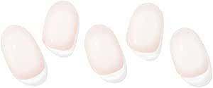 Five pale pink N Coconut Jelly gel nail sticker tips displayed on a white background.