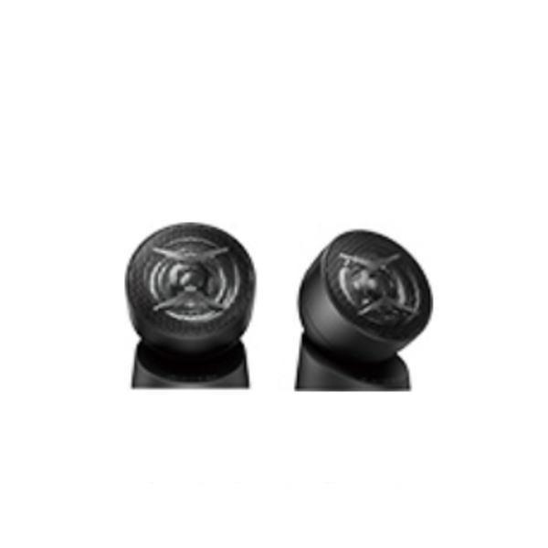 Two black Carrozzeria TS-T440II tune-up tweeter speakers shown on a white background.