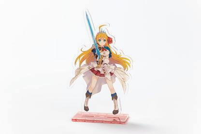 Assembled acrylic decorative stand of Pecorine from プリンセスコネクト！Re:Dive shown on a white background.