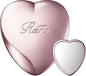 ReFa rose-gold heart-shaped mirror with a smaller heart mirror shown beside it.