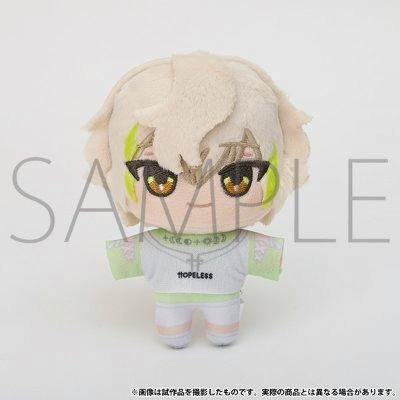 Front-facing plush mascot (ぬいぐるみマスコット) 「白光 糖衣」 photographed on a white background.