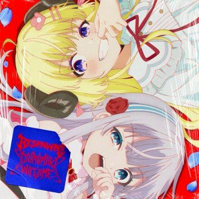 CD cover artwork showing two illustrated female characters with blonde and silver hair.