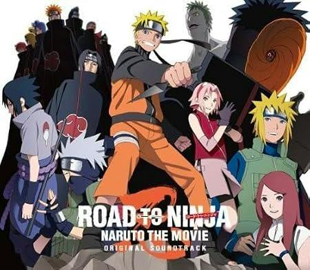 Cover art showing Naruto and other characters with the title "ROAD TO NINJA - NARUTO THE MOVIE - ORIGINAL SOUNDTRACK".