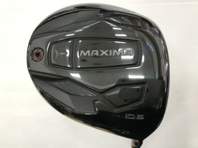 Close-up of the Ryoma MAXIMA 3 TYPE-D driver head showing the "MAXIMA" marking and the 10.5° loft.