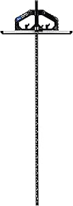 T-shaped circular saw guide ruler showing a long ruled bar and top clamp assembly against a white background.