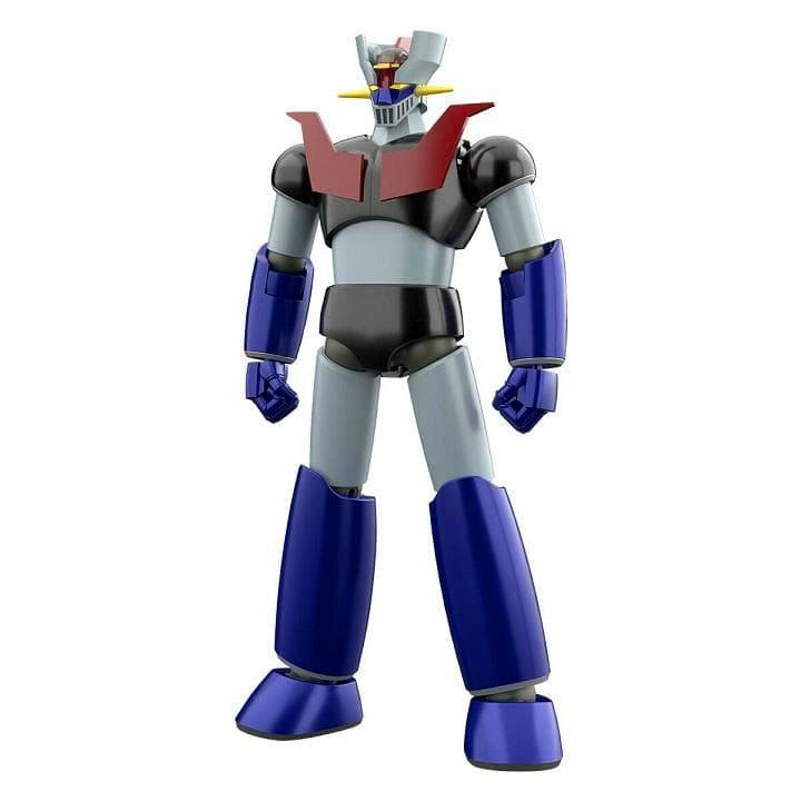 Front view of the SMP Mazinger Z plastic figure standing against a white background.