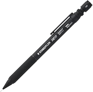 Matte black Staedtler REG 0.5mm mechanical pencil shown on a white background.