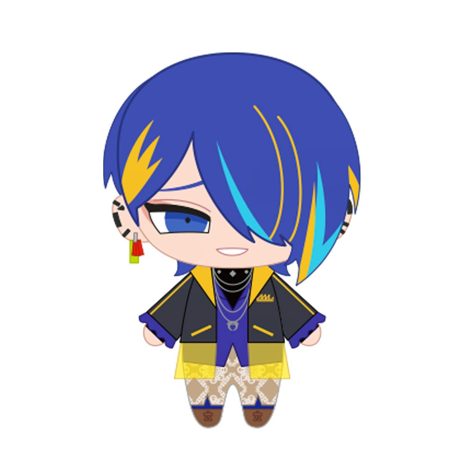 Front-facing chibi illustration of the STRANGE EDEN ぬいぐるみ “るか” character.